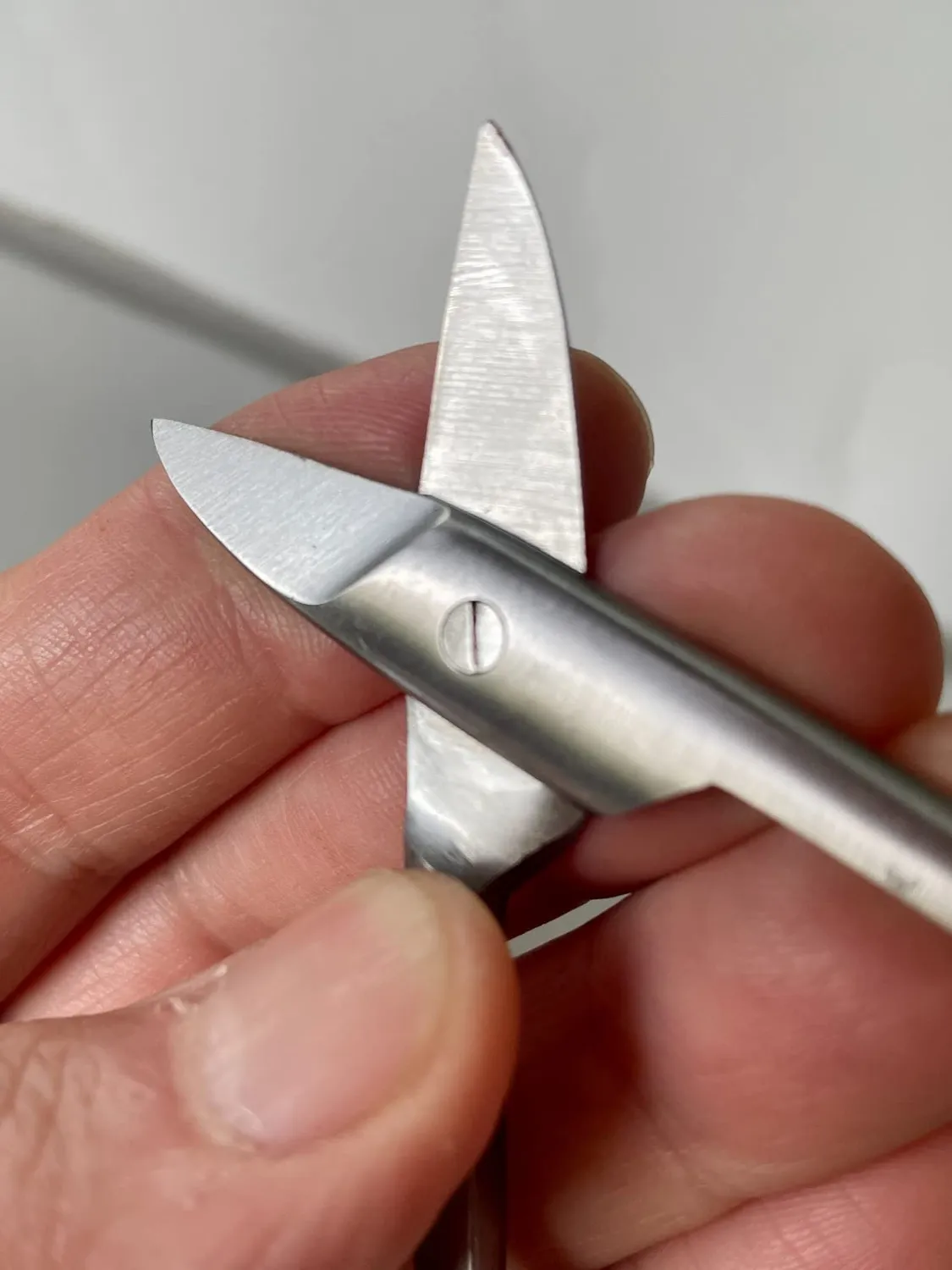 K-Pro Fußnagelschere gebogen Schere 11 cm Chirurgenstahl scharf