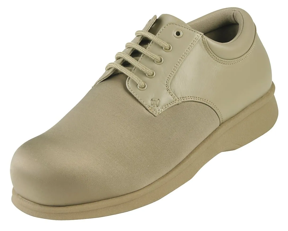 Medicool InStride Soft Step Orthoschuhe Taupe Schnürer