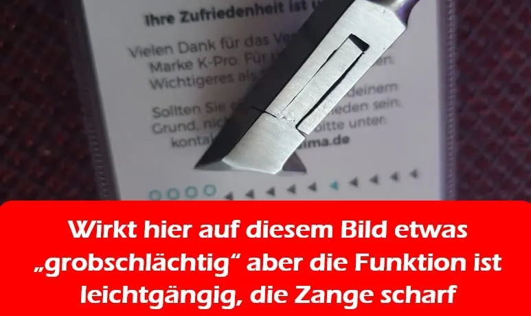 K-Pro Kopfschneider Nagelzange 14 cm Edelstahl