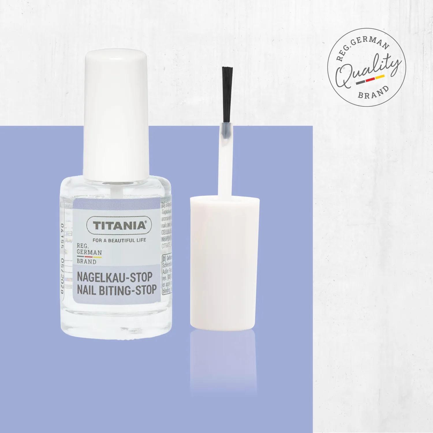 Titania Nagel Kau-Stop Lack 10 ml 2er Pack bitter