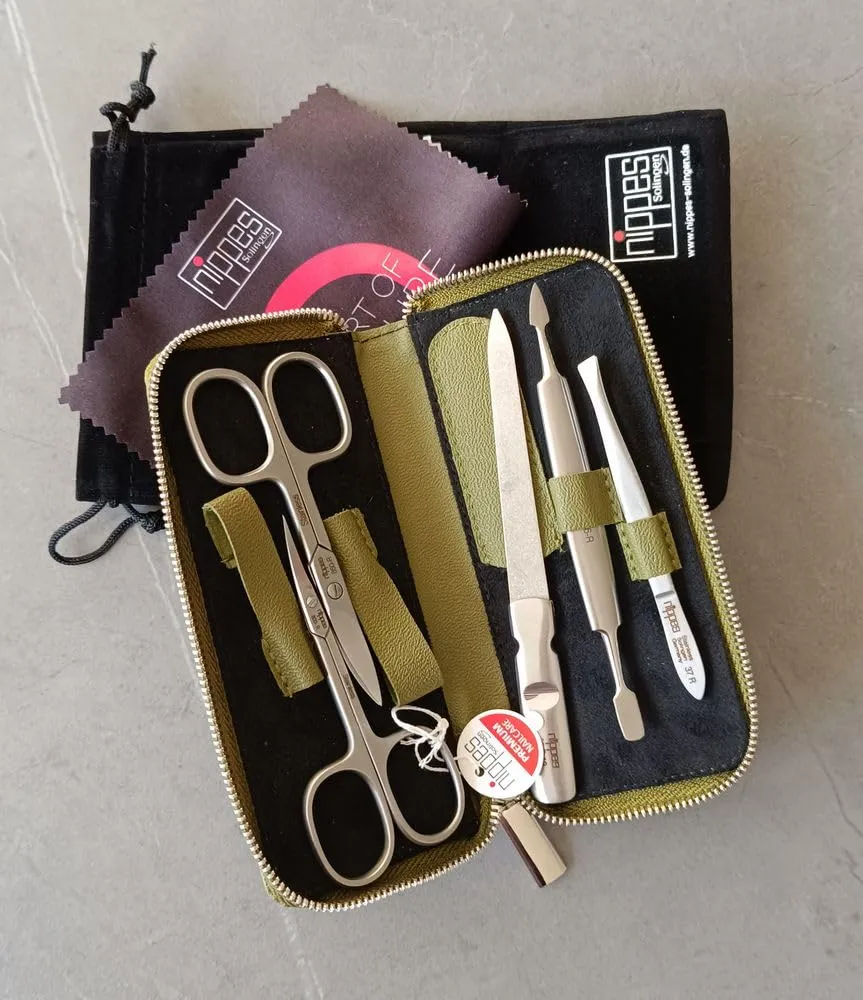 Nippes Solingen Verde Maniküre-Set 3-teilig Eukalyptus vegan