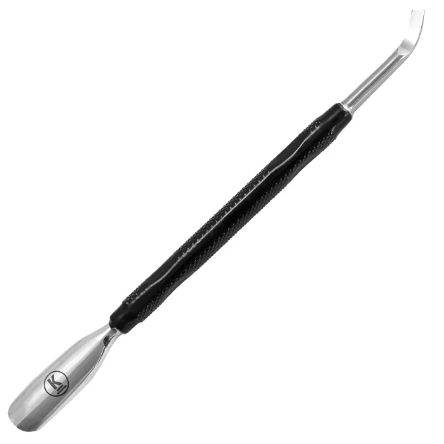 K-Pro Nagelhautschieber Edelstahl Schwarz 2-in-1