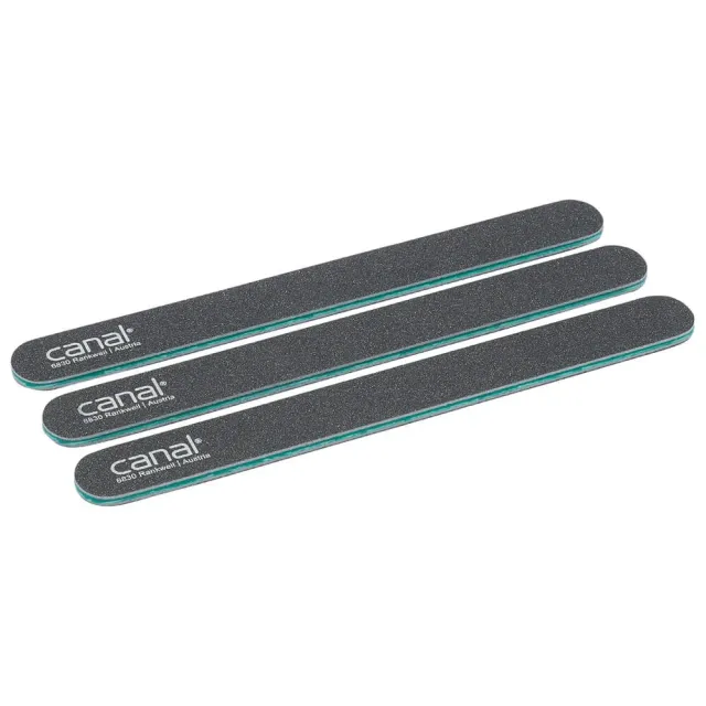 Canal Sandblattfeile Nagelfeile 3er Pack 100/180 starke Nägel