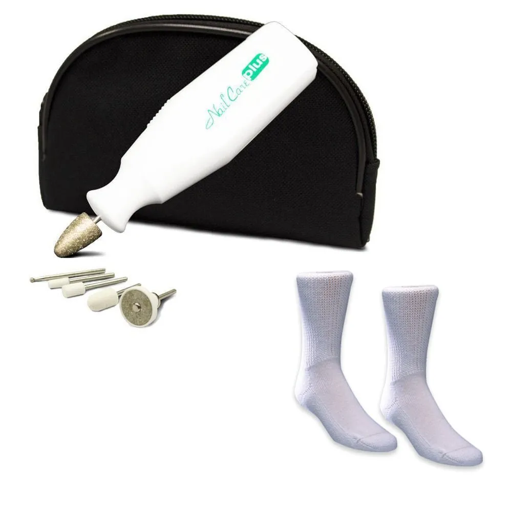 Medicool NailCare Plus Pediküre-Set mit DiaSox Socken Bundle