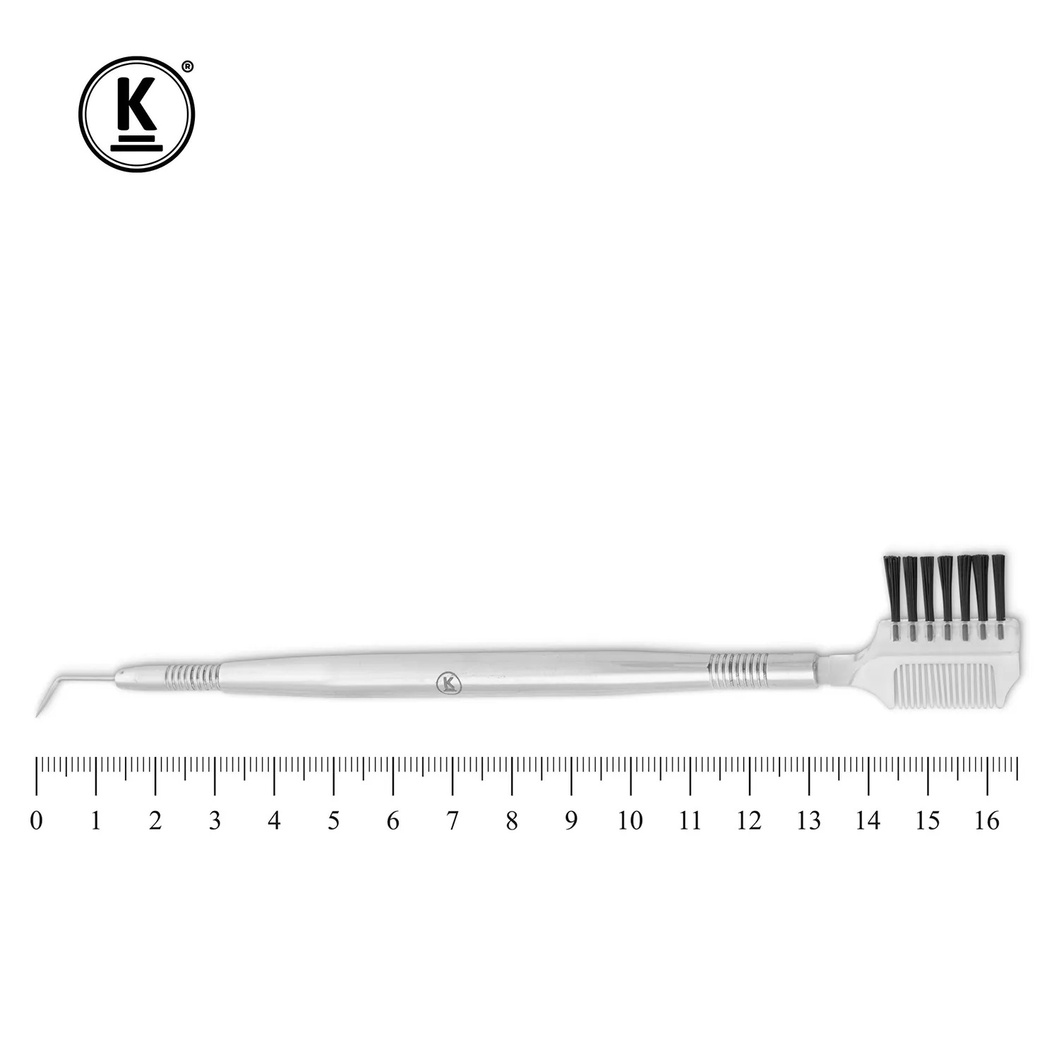 K-Pro Wimperntrenner Augenbrauenkamm Edelstahl
