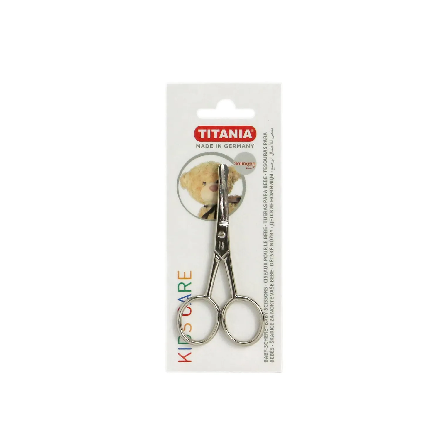 Titania Solingen Babyschere 9,5 cm abgerundet