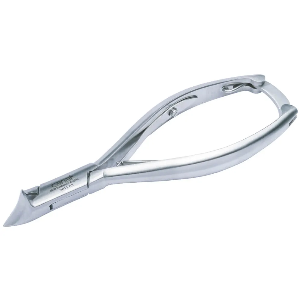 Canal Instrumente Kopfschneider Nagelzange 14 cm zwei Spitzen rostfrei