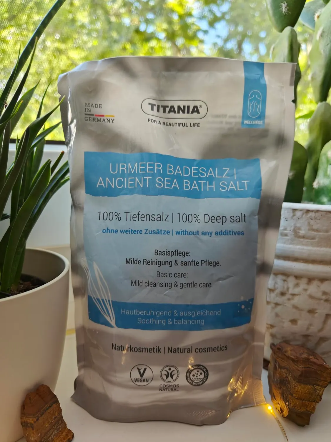 Titania Urmeer Badesalz 450 g Tiefensalz pur