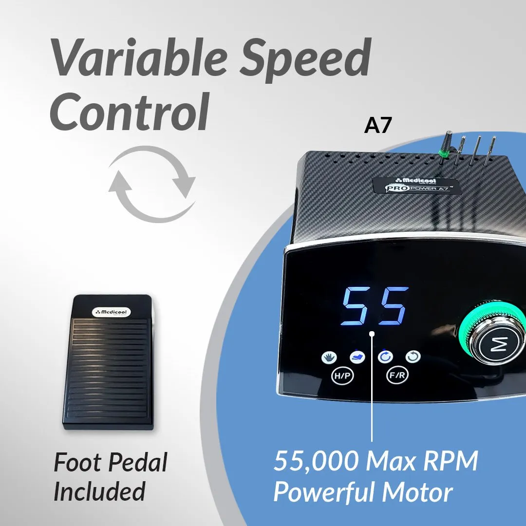 Medicool Pro Power A7 Mikromotor Handstück 55.000 U/min