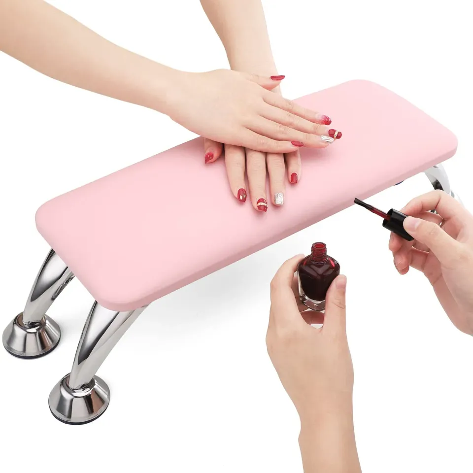 Noverlife Nagel-Armauflage Handkissen pink Mikrofaser 50cm
