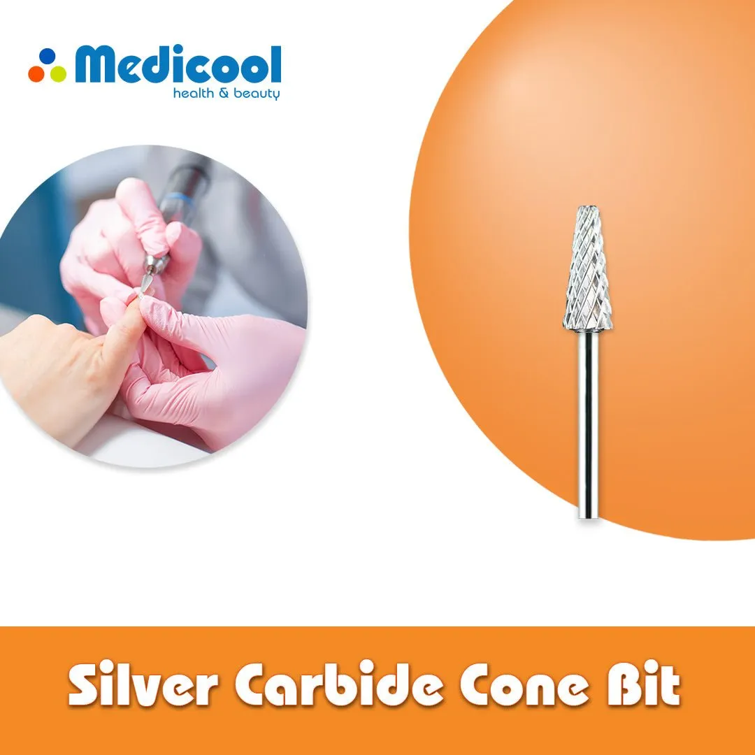 Medicool 5CC3 Hartmetall Kegel Bit fein Nagelfräser