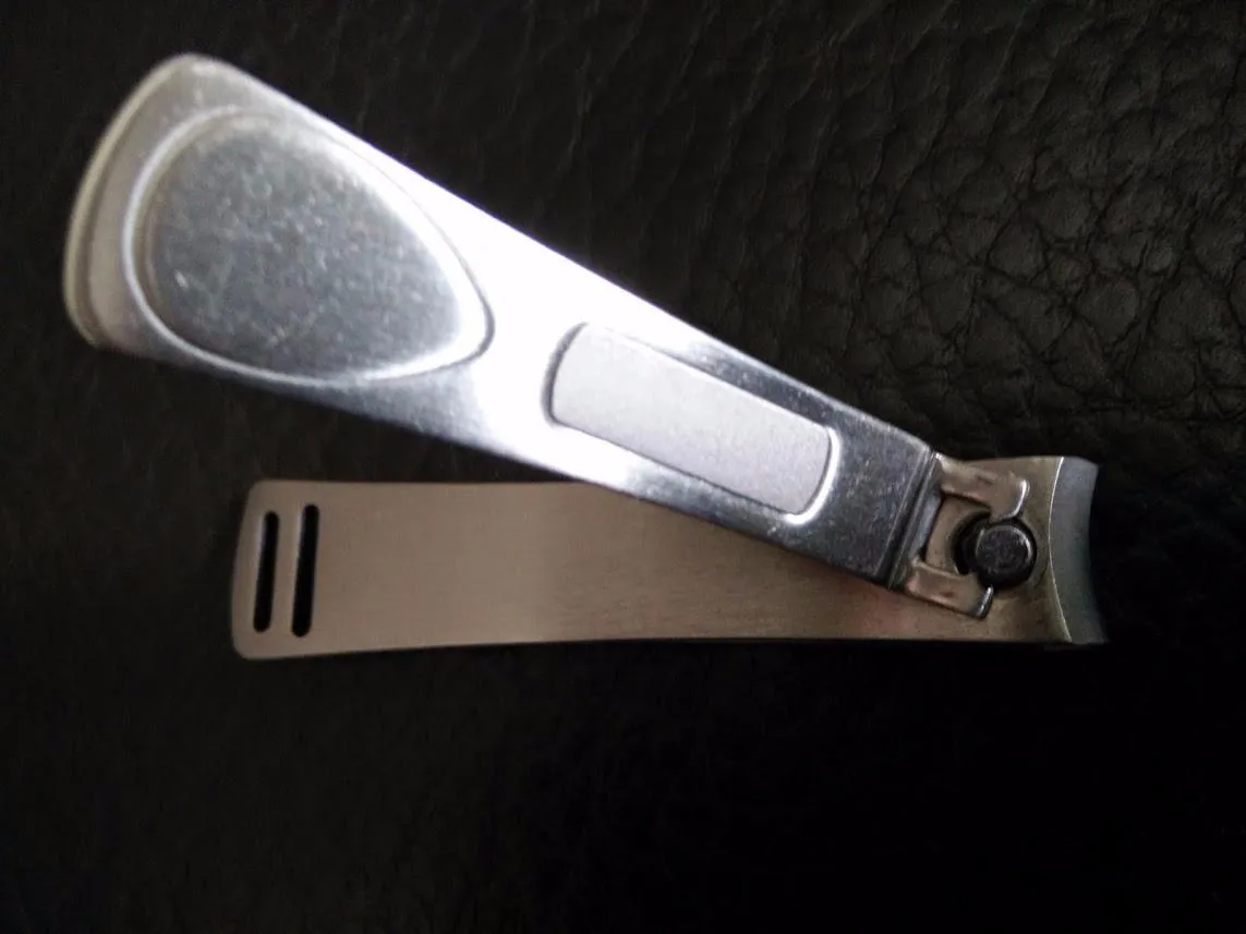 K-Pro Nagelknipser Edelstahl gebogen 8,5 cm mit Feile