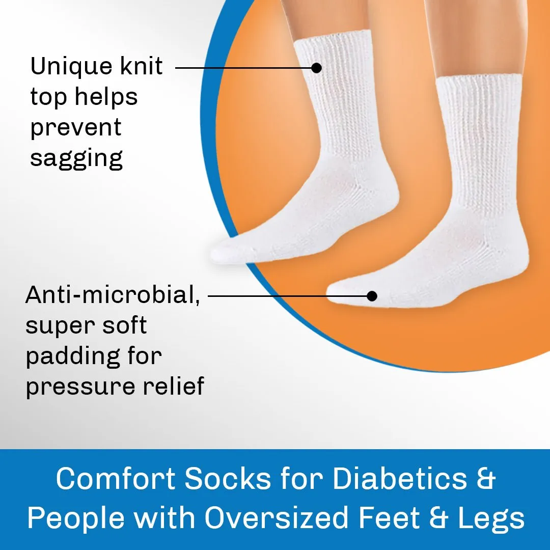 Medicool DiaSox Plus Diabetikersocken Weiß Single M