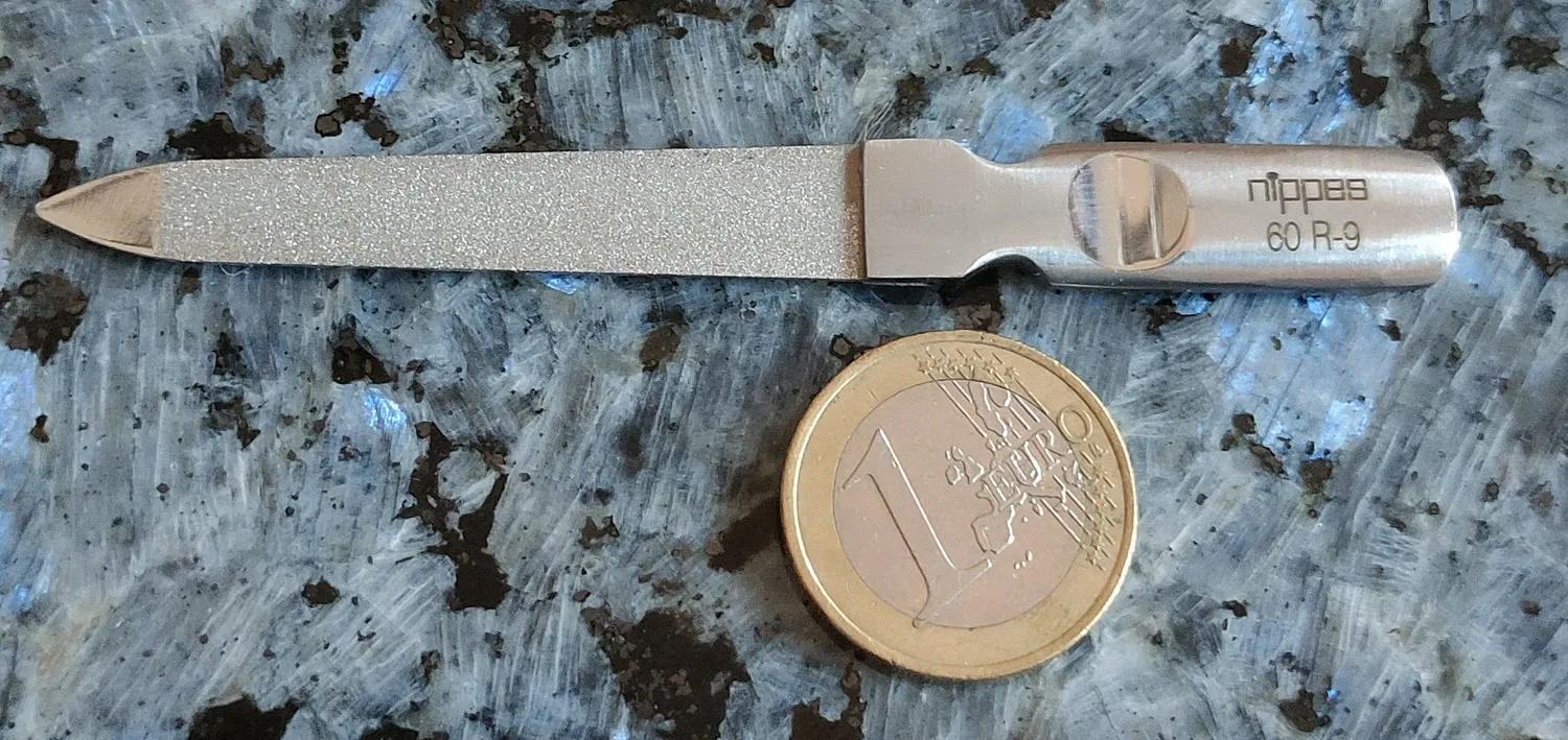 Nippes Solingen Premium Karbon Maniküre Set 3-teilig schwarz rostfrei