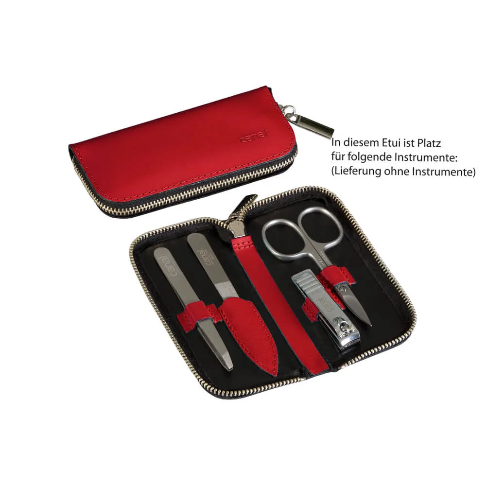 Canal Instrumente 5381 Maniküre-Etui Leder leer Schwarz