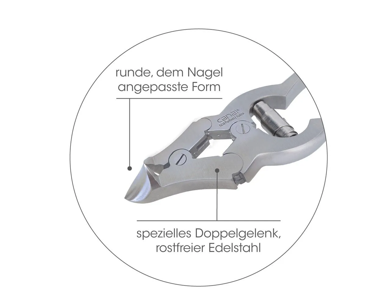 Canal Kopfschneider Zange 15 cm rostfrei Übersetzung