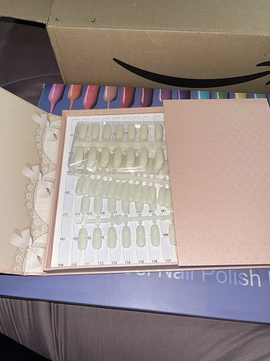 Noverlife Nagel Displaybuch 126 Farben mit Tipps