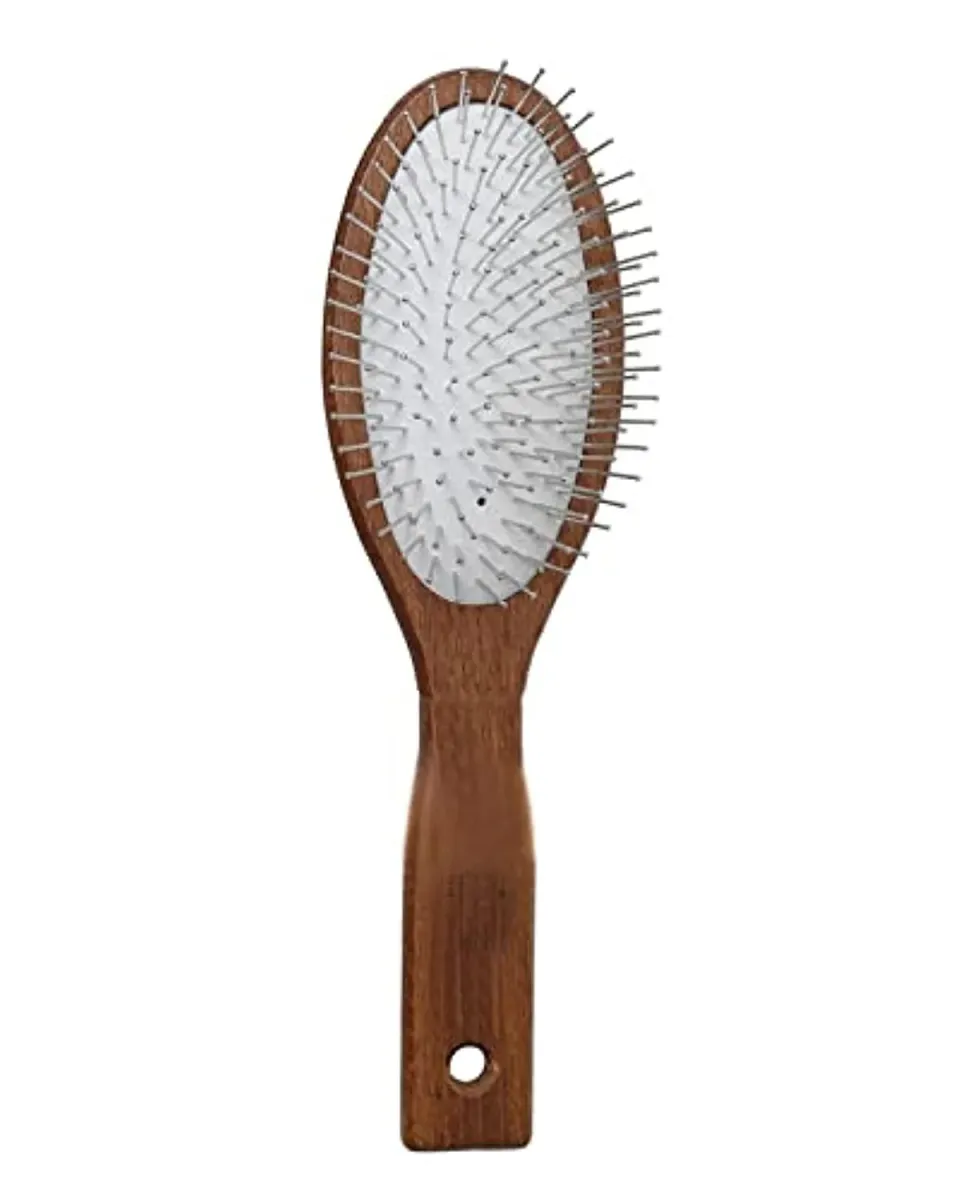 Nippes Classic Pneumatik-Haarbürste Buche Stahlstifte oval