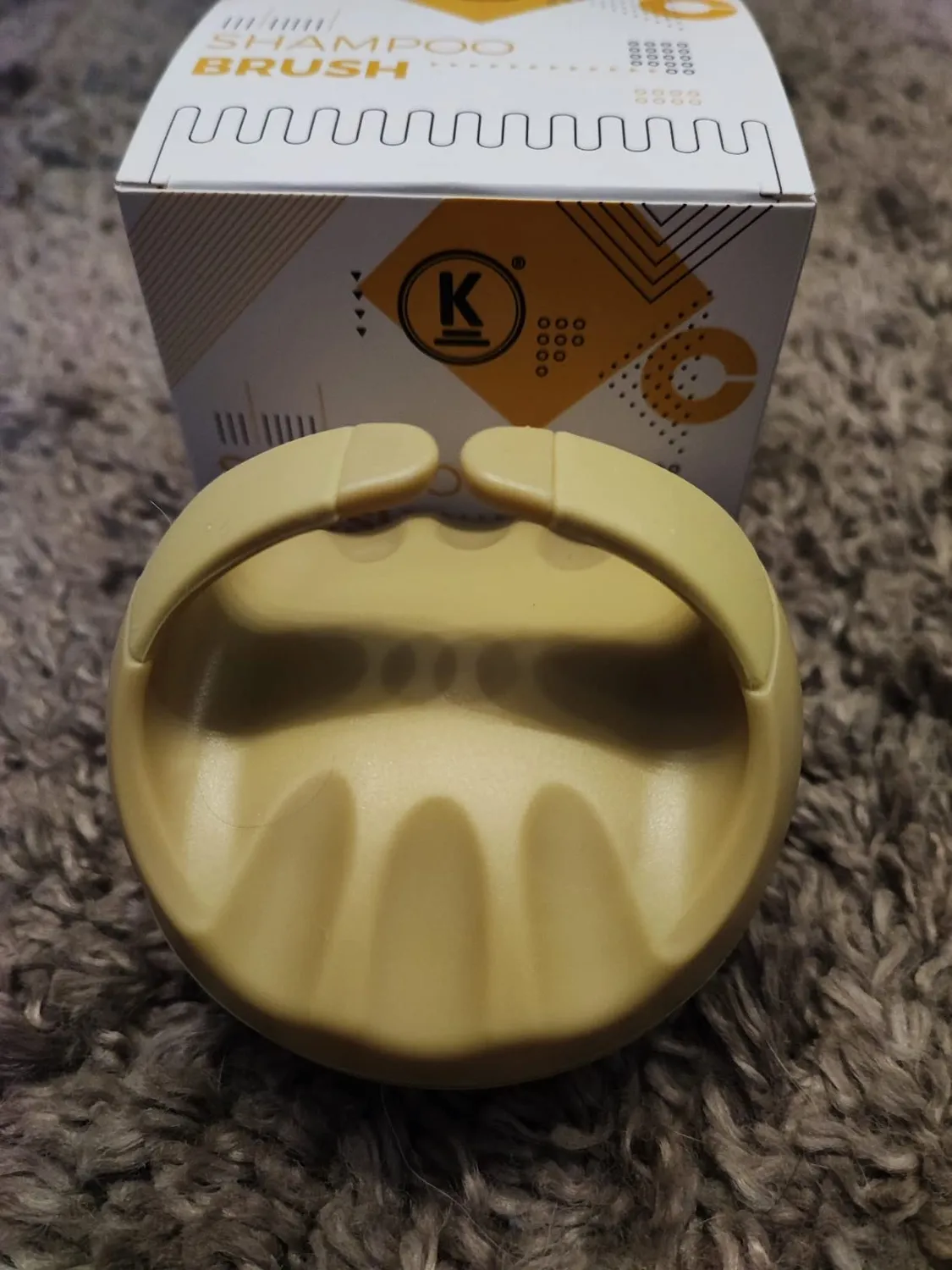 K-Pro Shampoo Massage Bürste Silikon für Kopfhaut