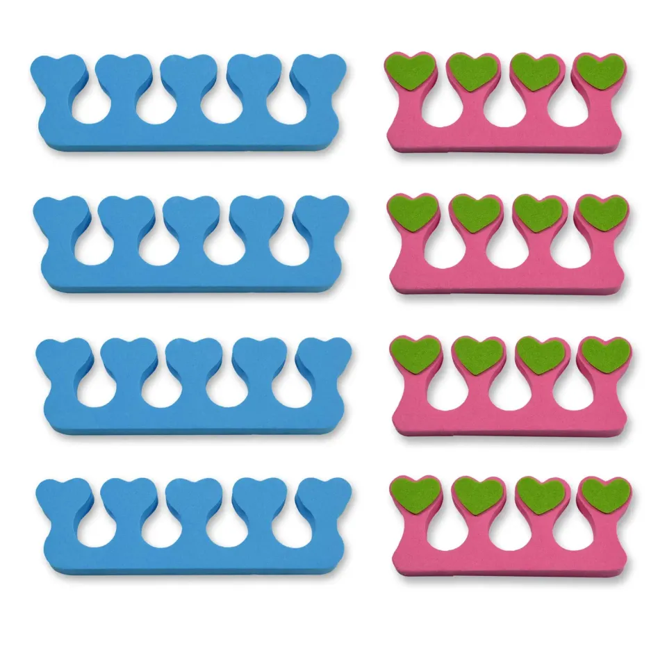 K-Pro Zehenspreizer & Fingerspreizer Set Schaumstoff 8 Stück weich
