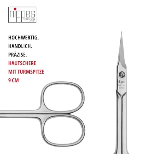 Nippes Solingen Classic Nagelhautschere 9 cm Turmspitze