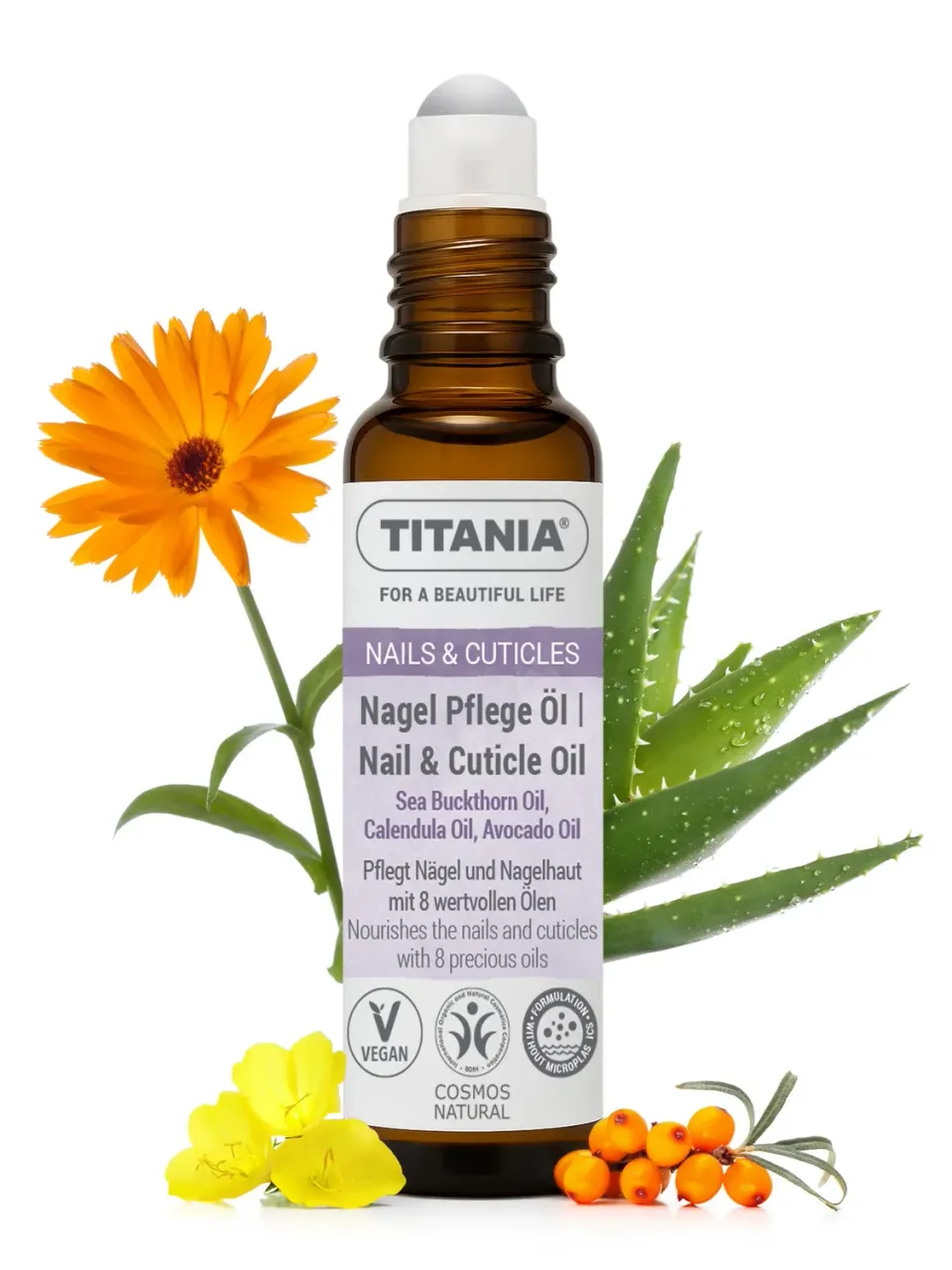 Titania Nagelöl Roller Cuticle Oil 10 ml vegan