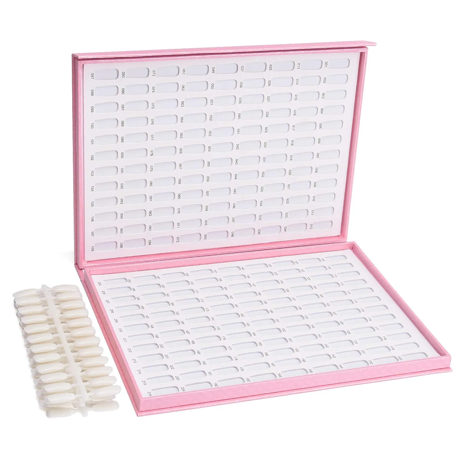 Noverlife 216 Nagel Farbkarte Buch Rosa 240 Tips