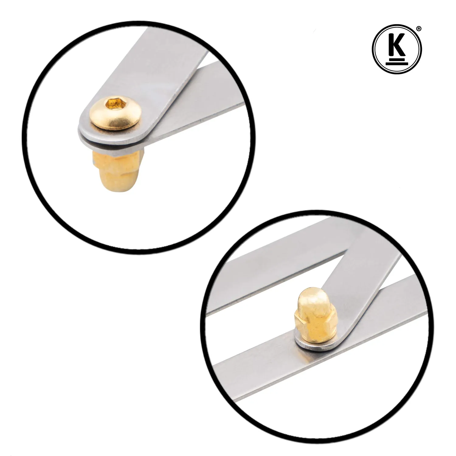 K-Pro Augenbrauenlineal Edelstahl Schablone Microblading