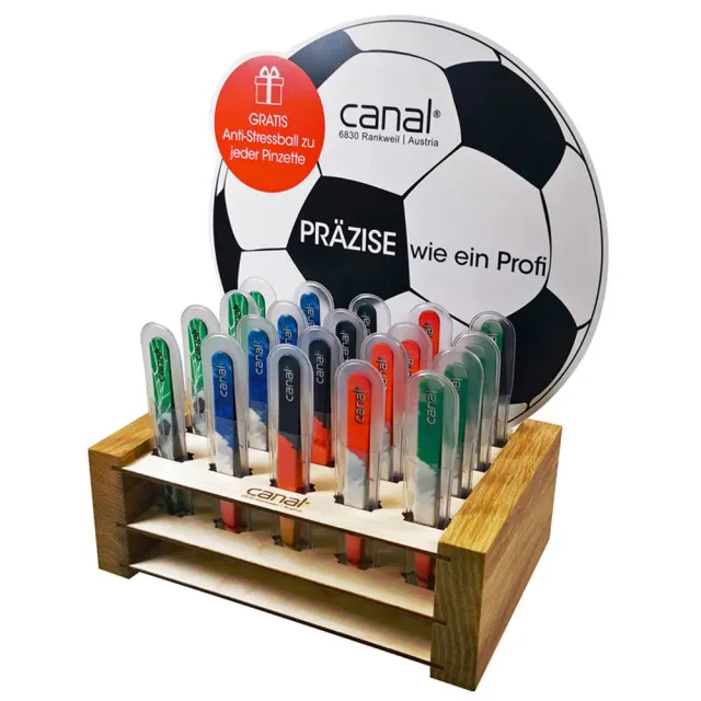 Canal WM 2026 Holzdisplay Pinzetten 20-tlg limitiert