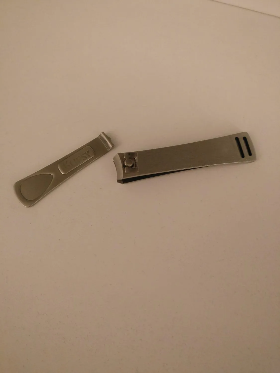 K-Pro Nagelknipser Edelstahl gebogen 8,5 cm mit Feile