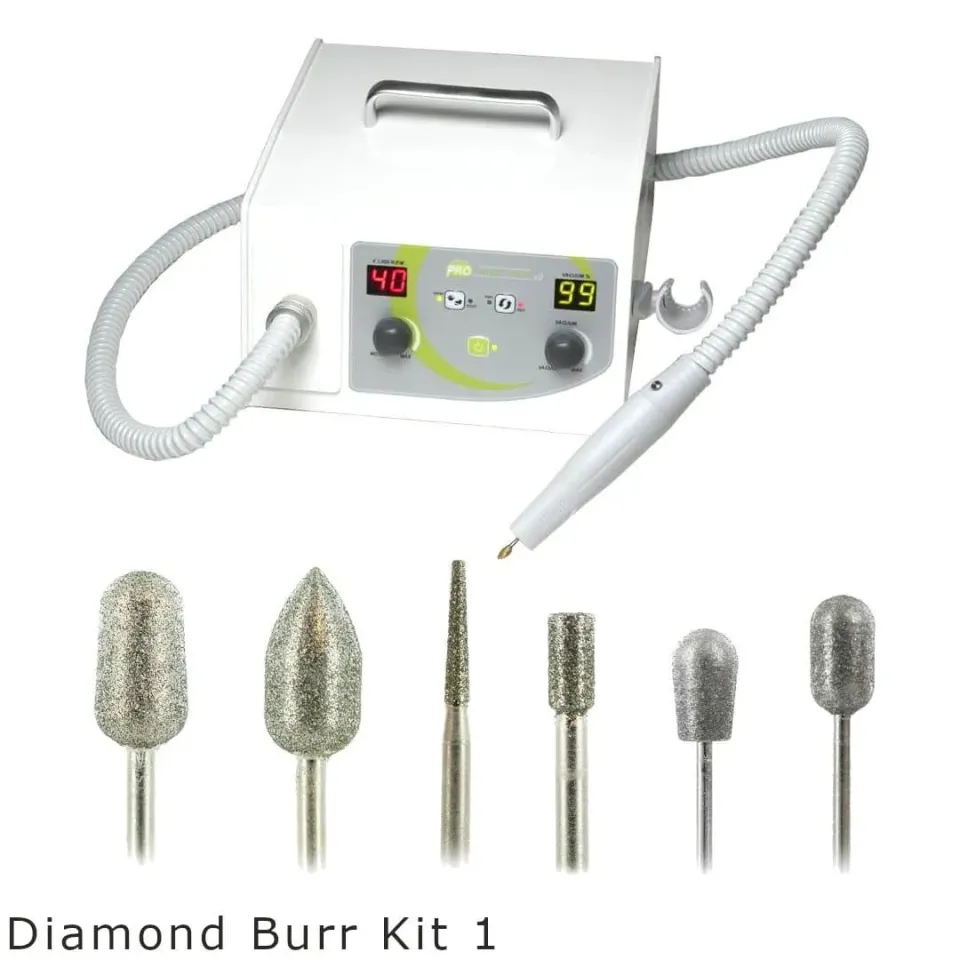 Medicool Pro Vac File Fußpflegefräser Absaugung Diamant Kit 1