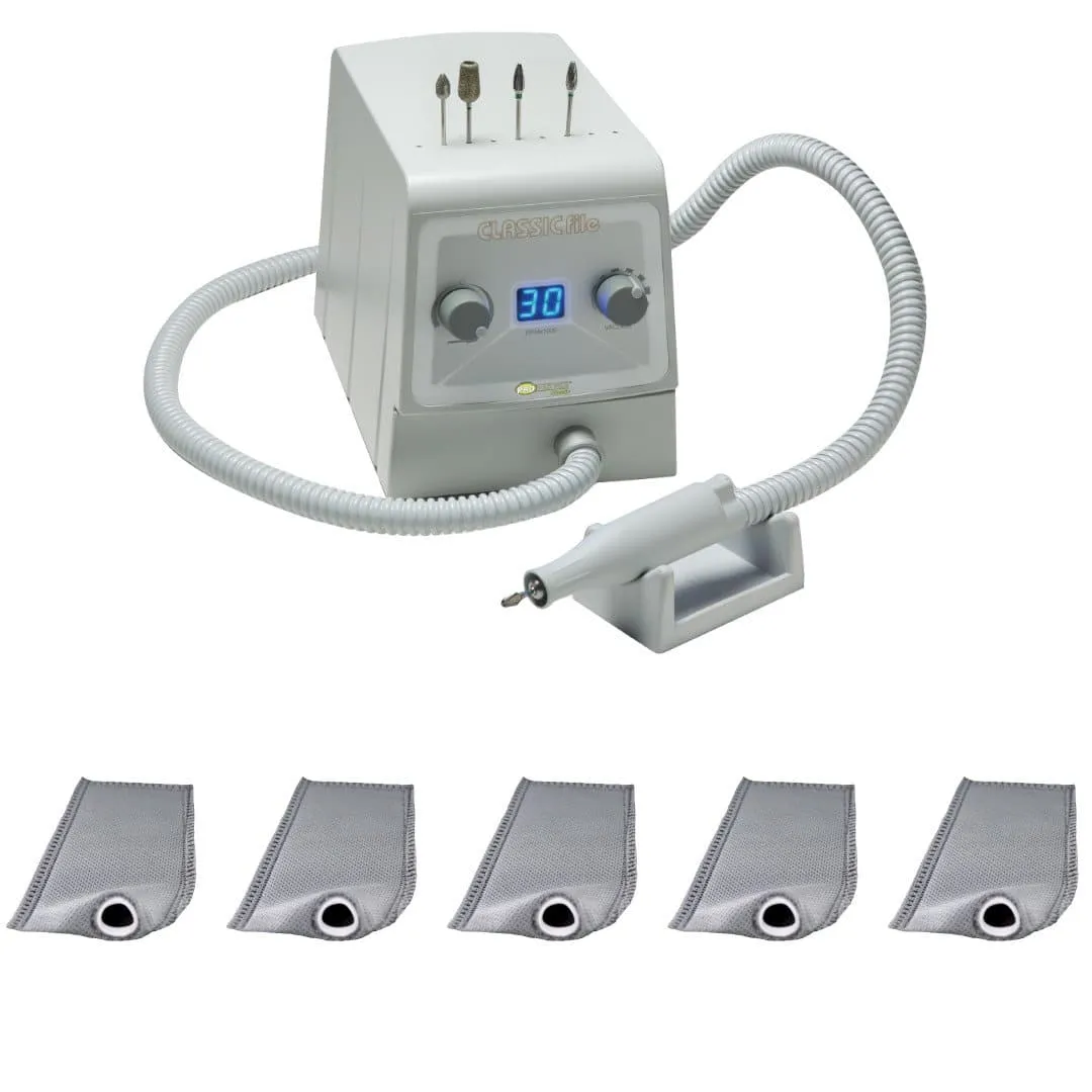 Medicool Pro Vac File Classic Fräser HEPA 5er Set