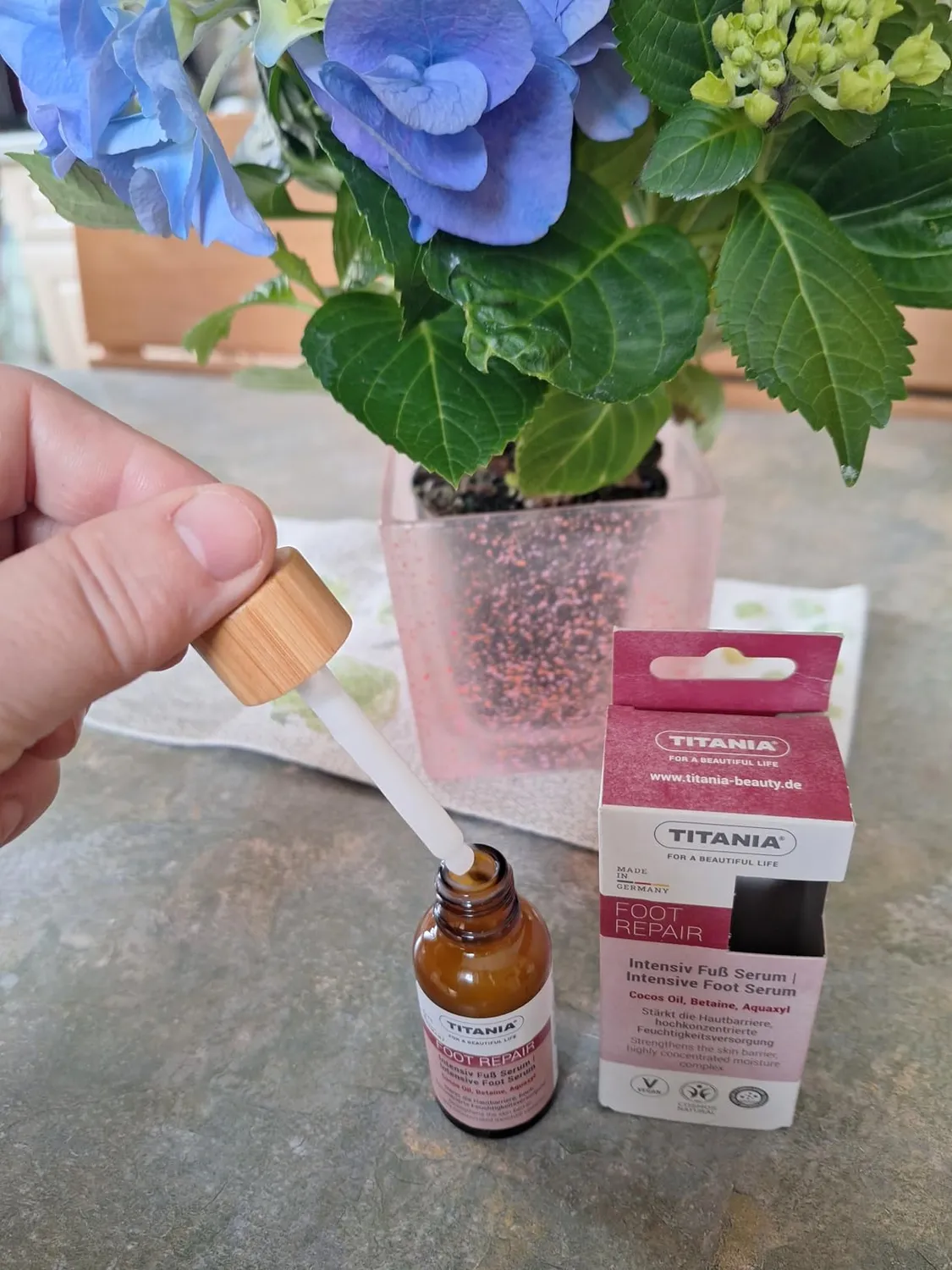 Titania Intensiv Fußserum 30 ml Kokosöl vegan